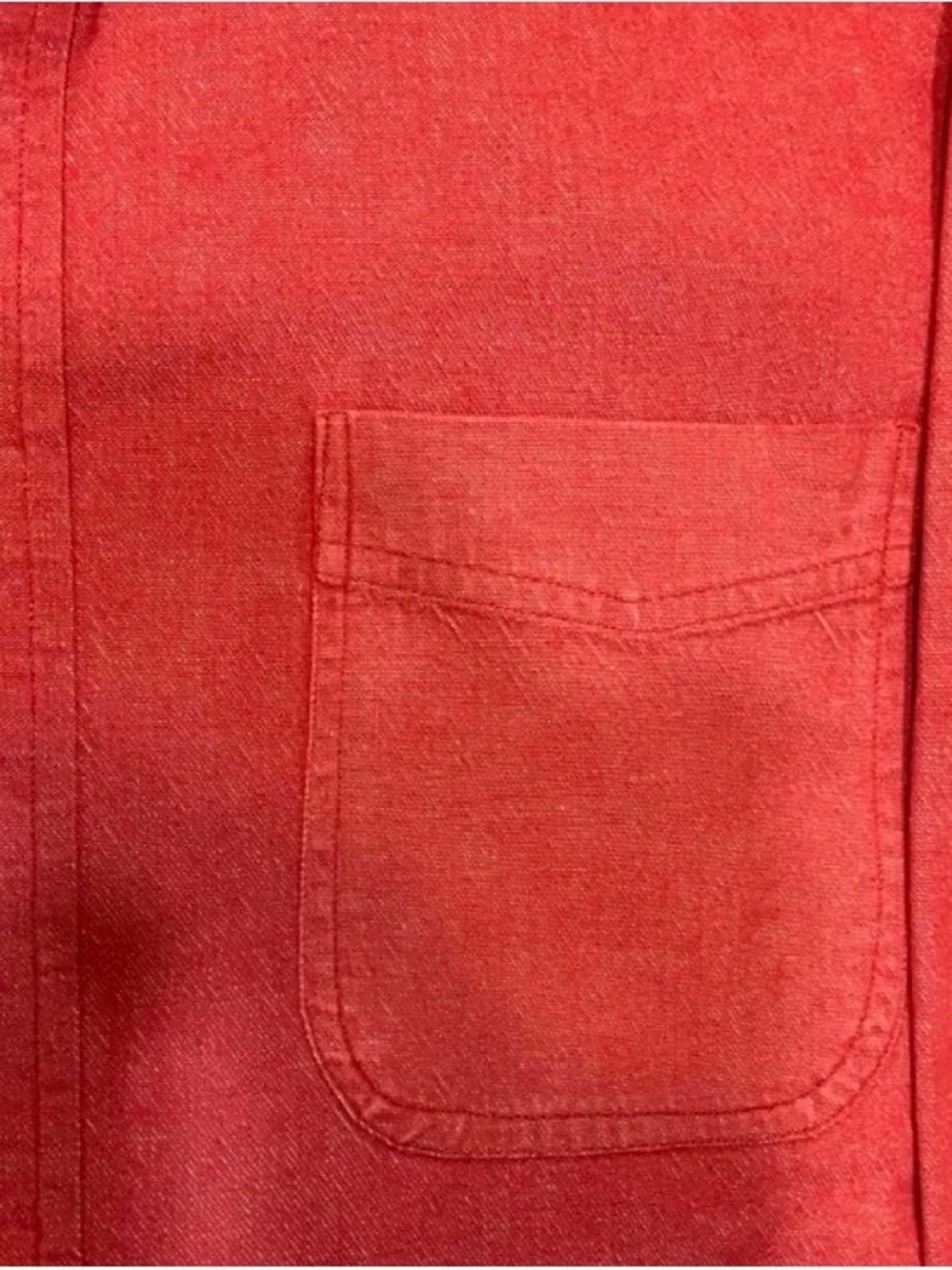 J. Crew Men's Button-Down Shirt in Red